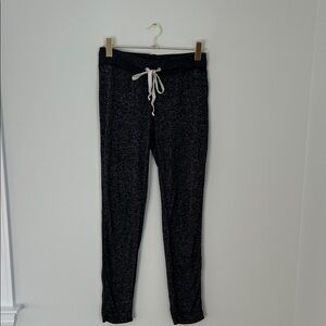 J. Crew Black Marled Knit Loungewear Pants Style# K5058 Size S
